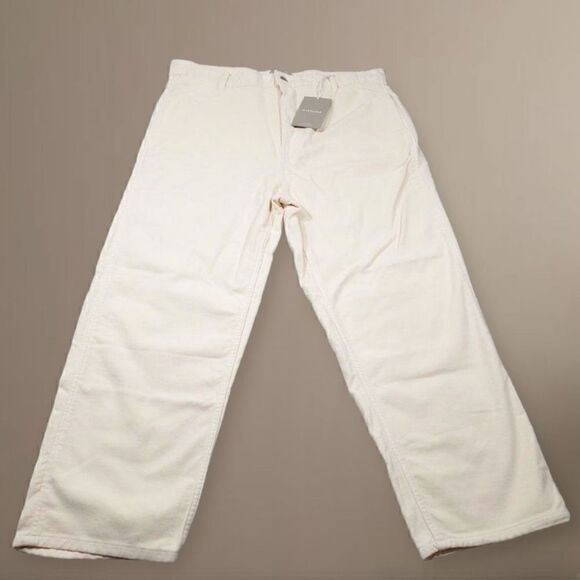 Everlane The Moleskin Way-High Pant in Canvas Beige Organic Cotton Size 16 NWT - Picture 7 of 16